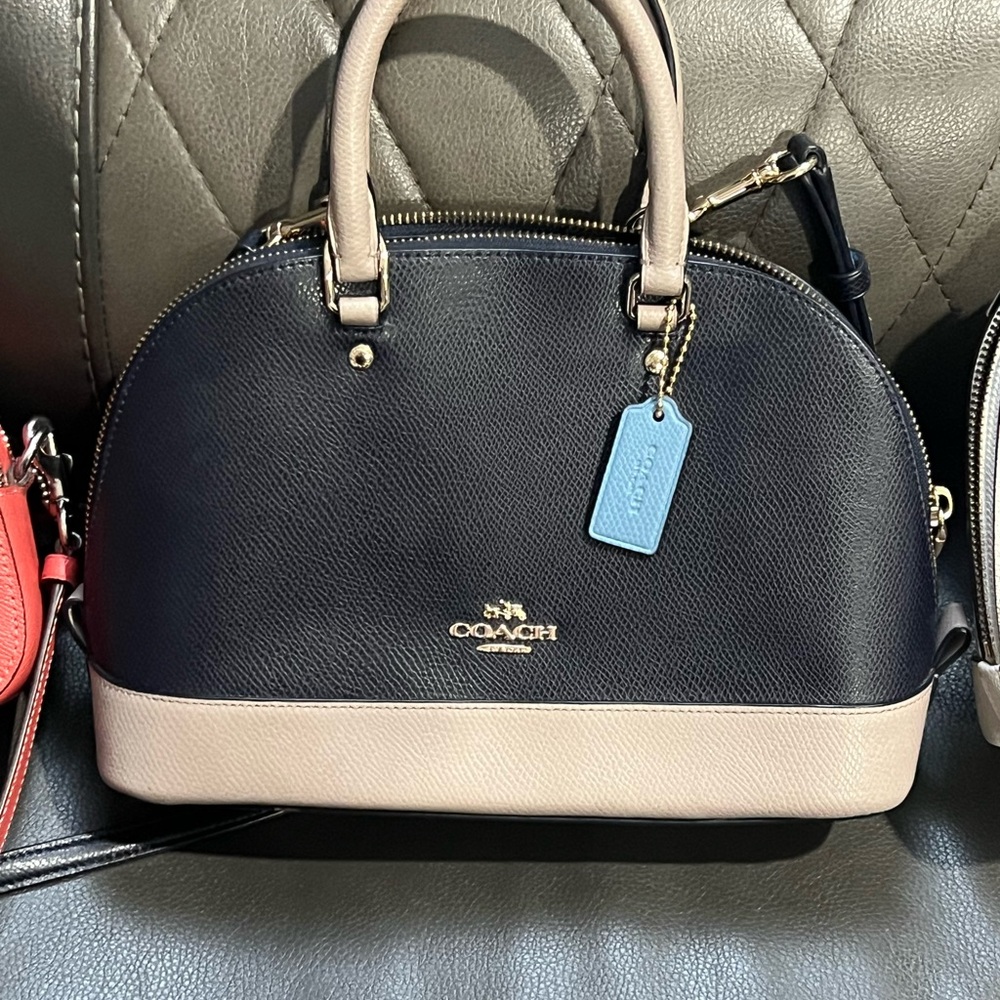 Coach navy dome crossbody